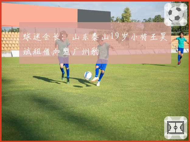 球迷会长：山东泰山19岁小将王昊斌租借加盟广州豹